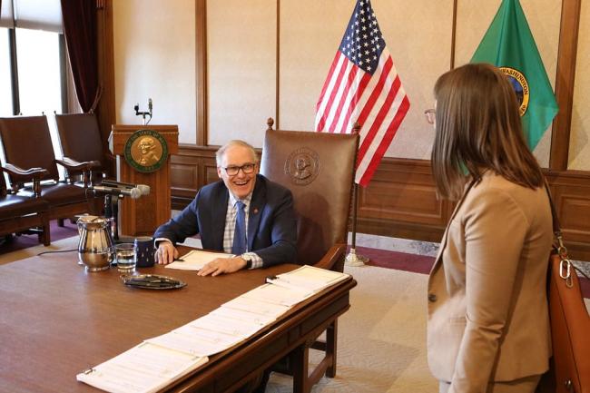 Photo of governor Inslee