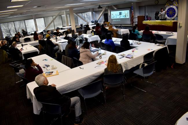 In addition to hearing from one another, UI Navigators also saw presentations from other agencies, organizations and more during their summit in December