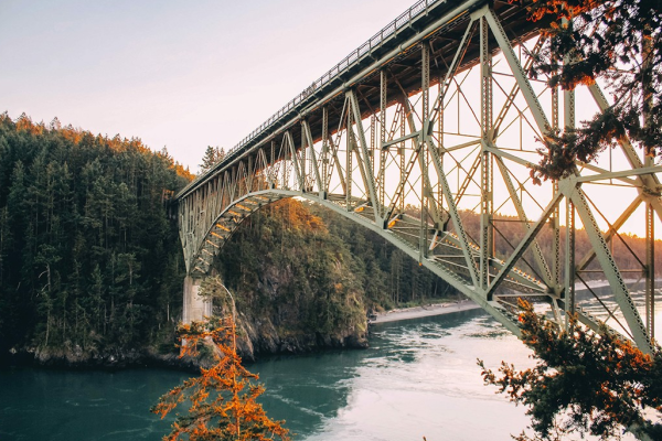 Deception Pass Bridge in Washington